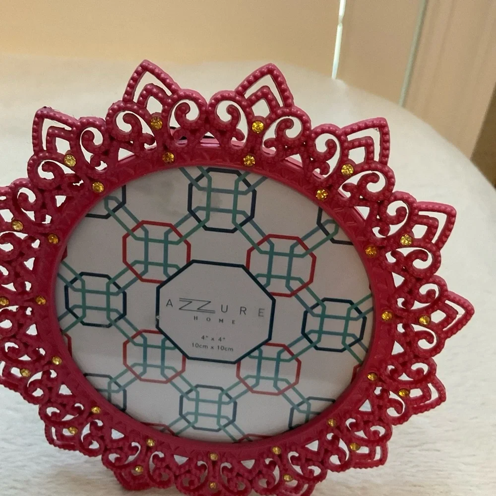 Azzure Red Ornate Picture Frame